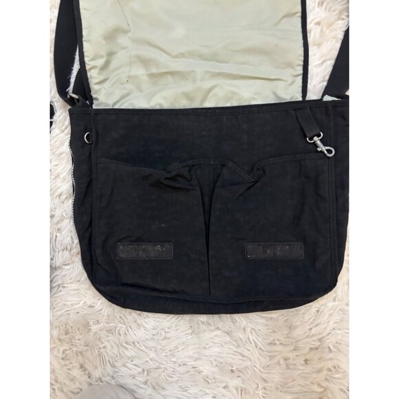 Kipling 2 Black Bags Adjustable Straps Multiple Compartments Messenger Crossbody - Picture 6 of 16